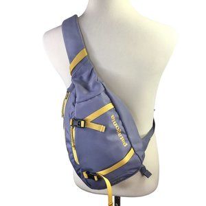 Patagonia Gray Yellow Atom 8L Sling Waist Snap Cross Body Bag Backpack 48260